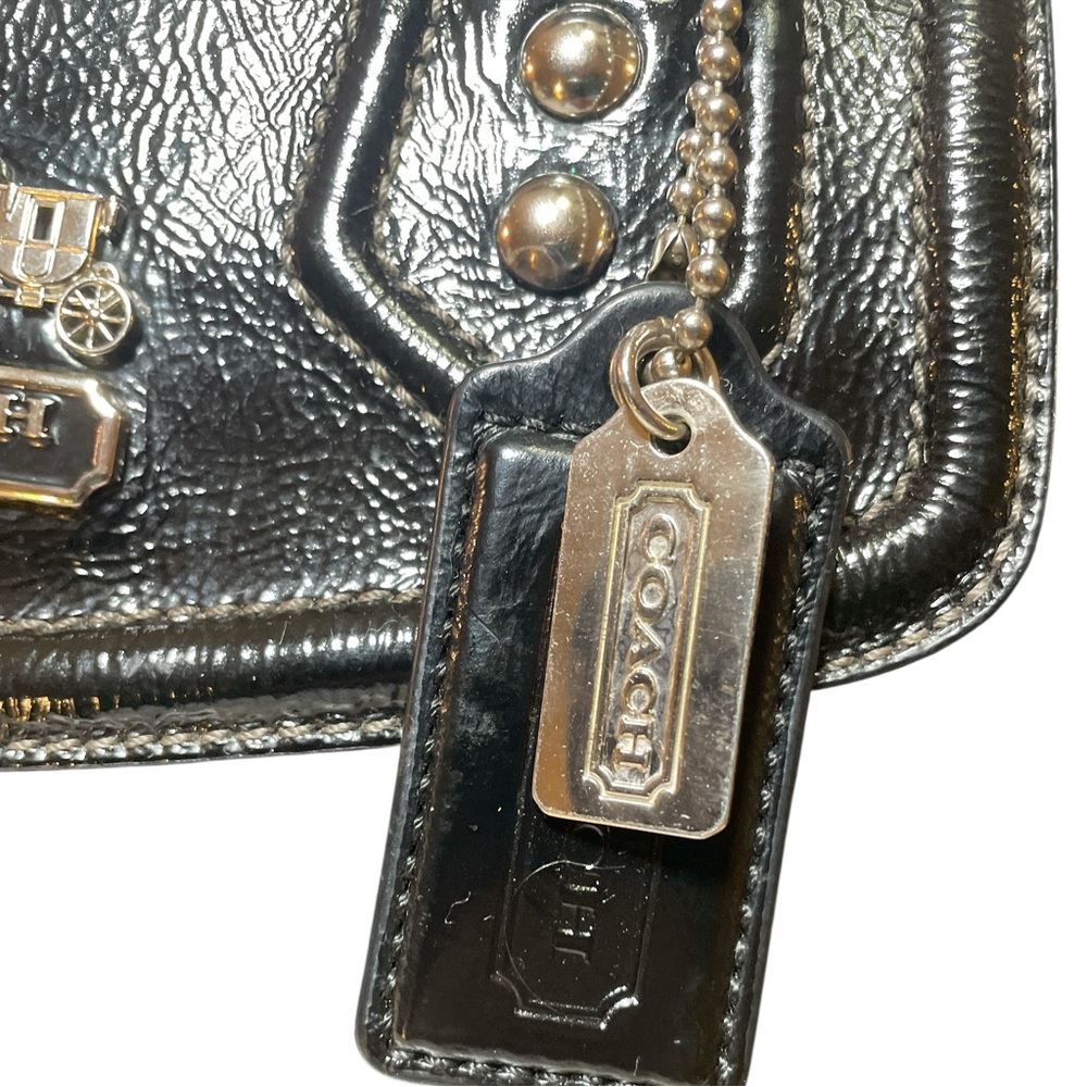‼️SPRING SALE Coach Madison Audrey Op Art in Black & Black Leather Trim 🖤 - Picture 14 of 17